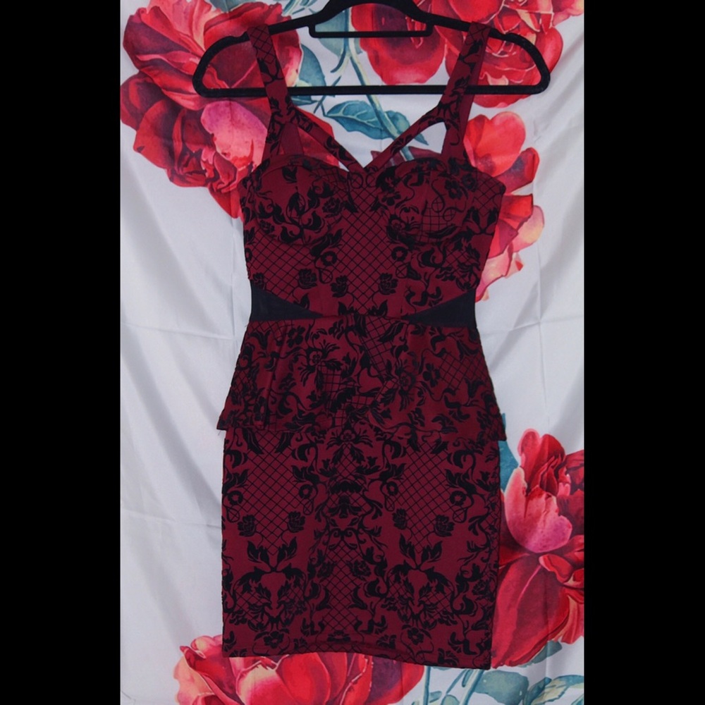 Burgundy Dress